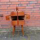 Mid Century Sewing Box With . Asystent Teak 1960/70s