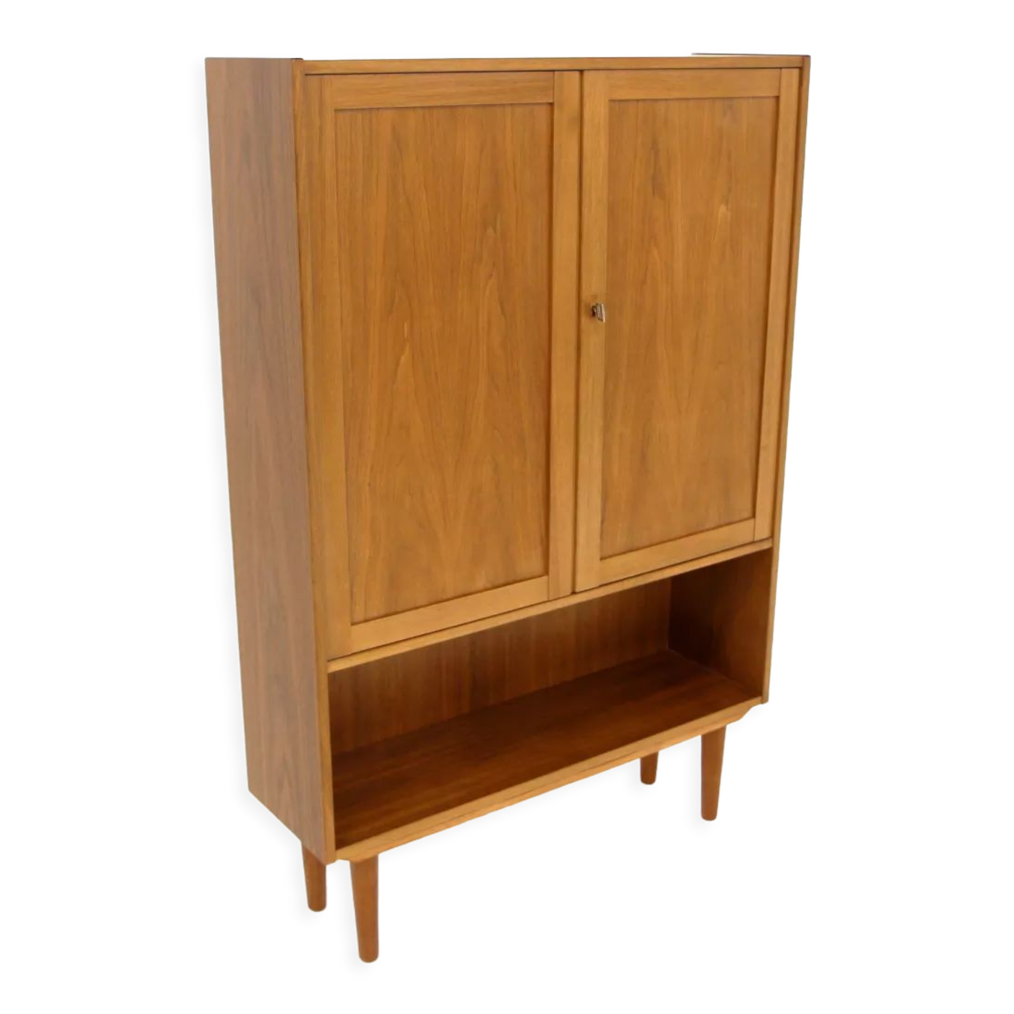 Scandinavian walnut cabinet Sweden 1960