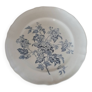 Plat rond ancien en terre - fer