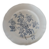 Large round antique ironstone dish