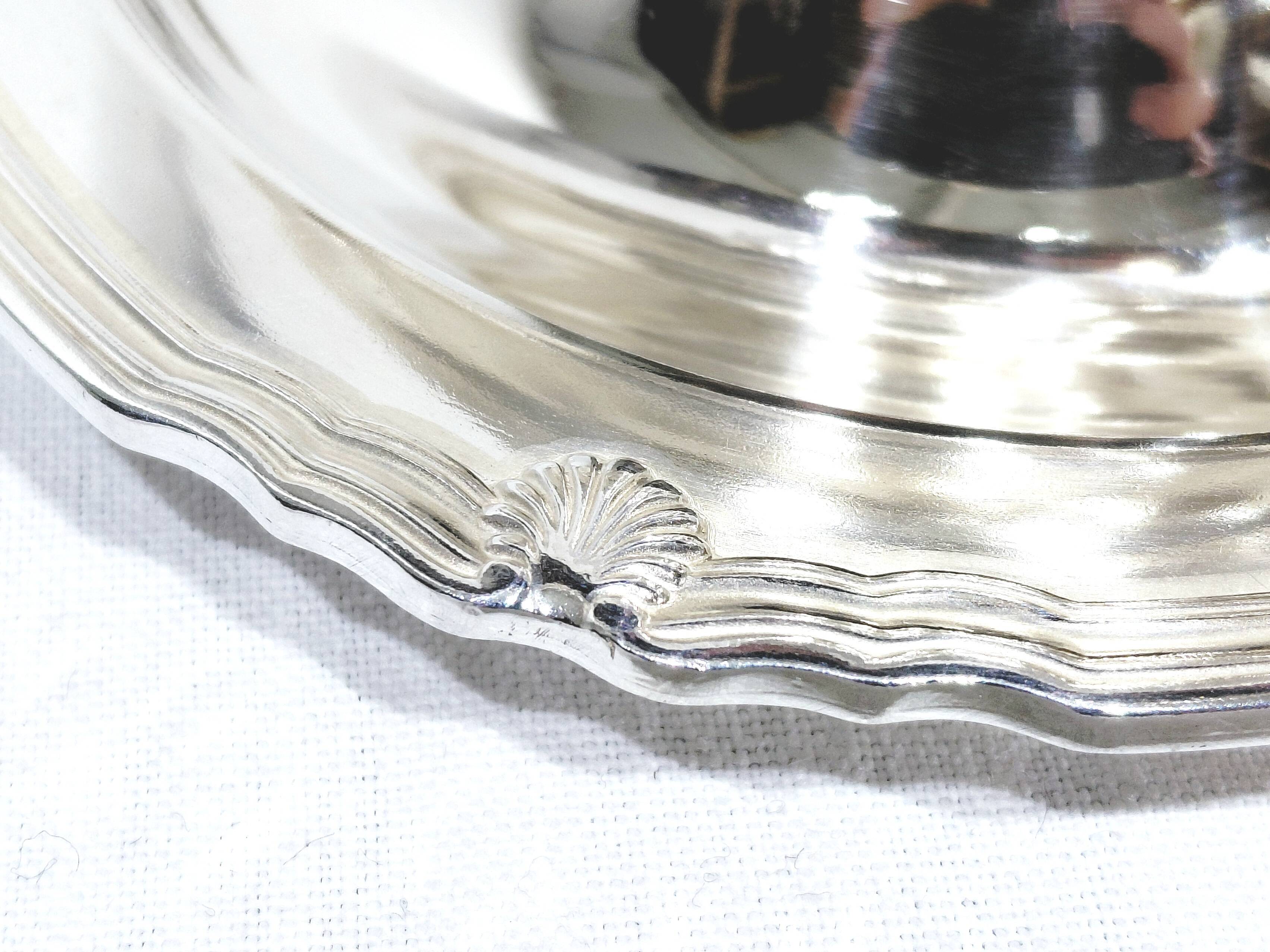 Gallia - silver-plated metal saucepan vendôme model