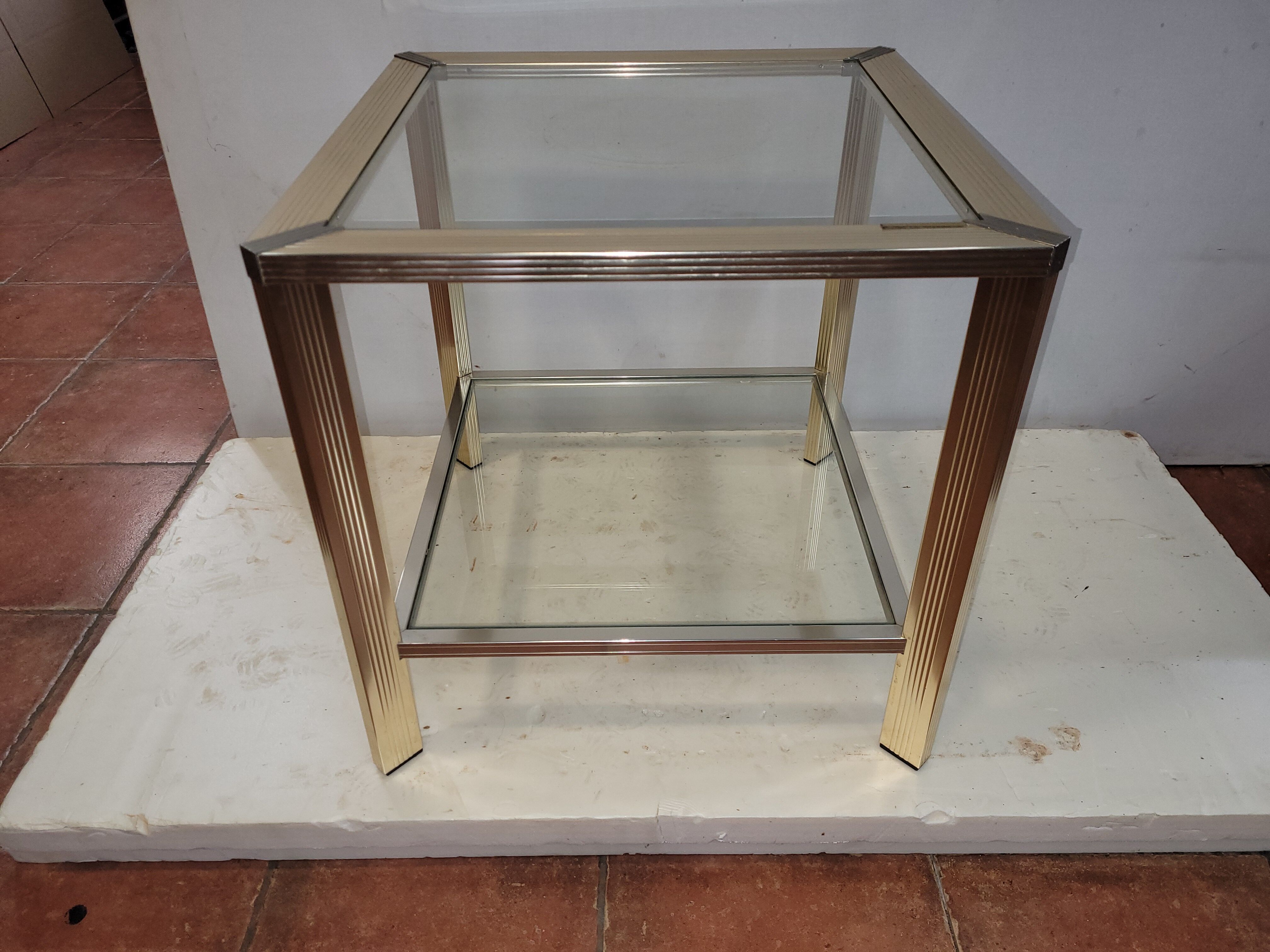 Coffee table signed Pierre Vandel