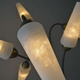 1950's Vintage 6-Shade Tripod Floor Lamp