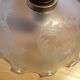 Art deco art style depoli glass hanging