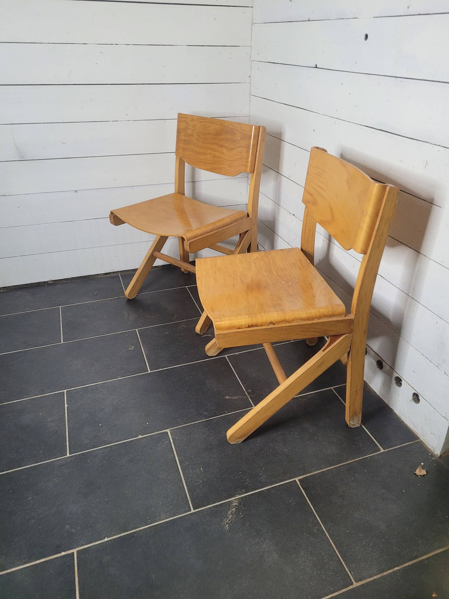 Pair of baumann chairs