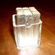 Square pot with glass knife holder
