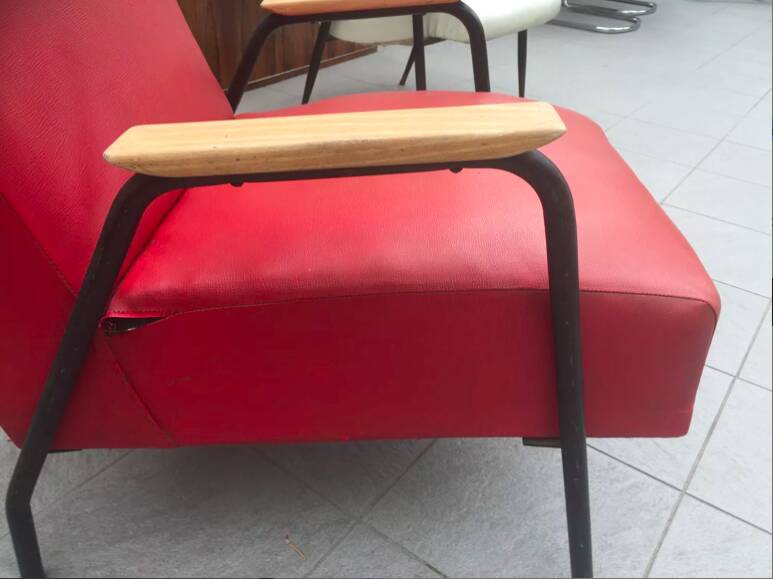 “Reclame” armchair Pierre Guariche Meurop 1950