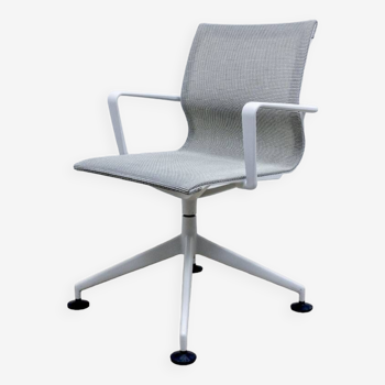 Physix chair from Vitra with armrests and Light Gray mesh