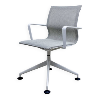 Physix chair from Vitra with armrests and Light Gray mesh