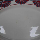Ancien plat ovale en faïence "Horizon" St Amand