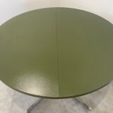 Extendable round table, foot chrome year 70