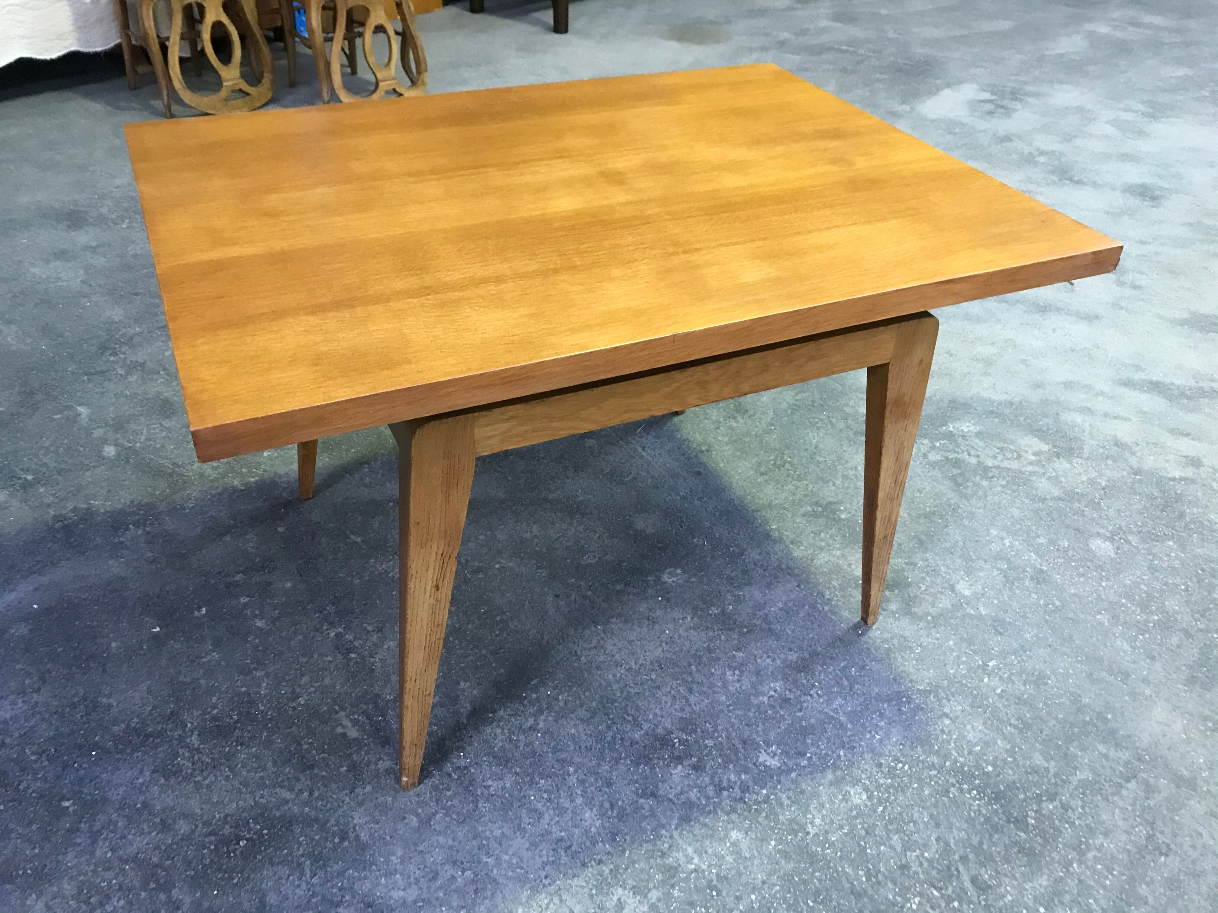 1950 oak dining table