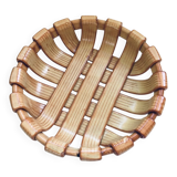 Vintage Art Studio Ceramics Braided Bowl, 1960s