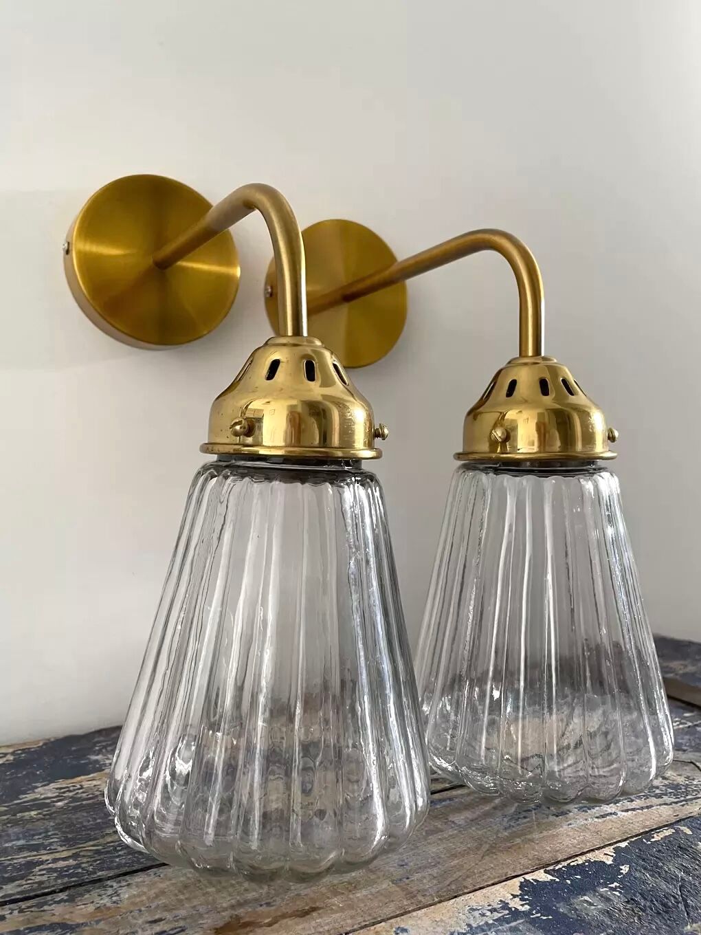 Pair of vintage wall lights