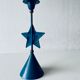 Metal star candle holder
