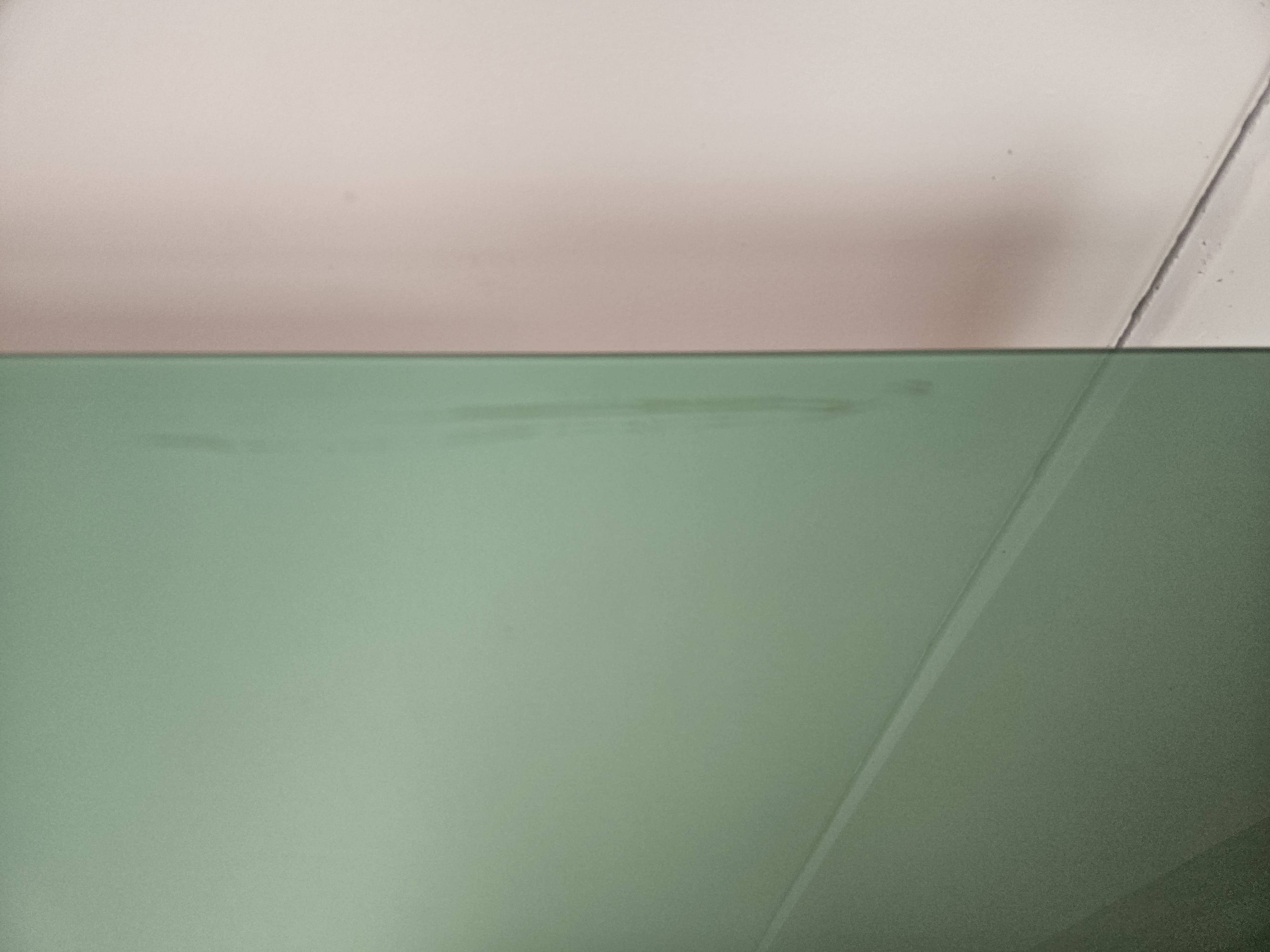 Enfilade en acajou avec plateau en verre