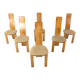 Ensemble de 6 chaises à repas par Rob & Dries van den Berghe, 1980