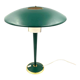 Lampe de table moderniste vert, France 1960s