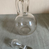 Blown glass oil cruet