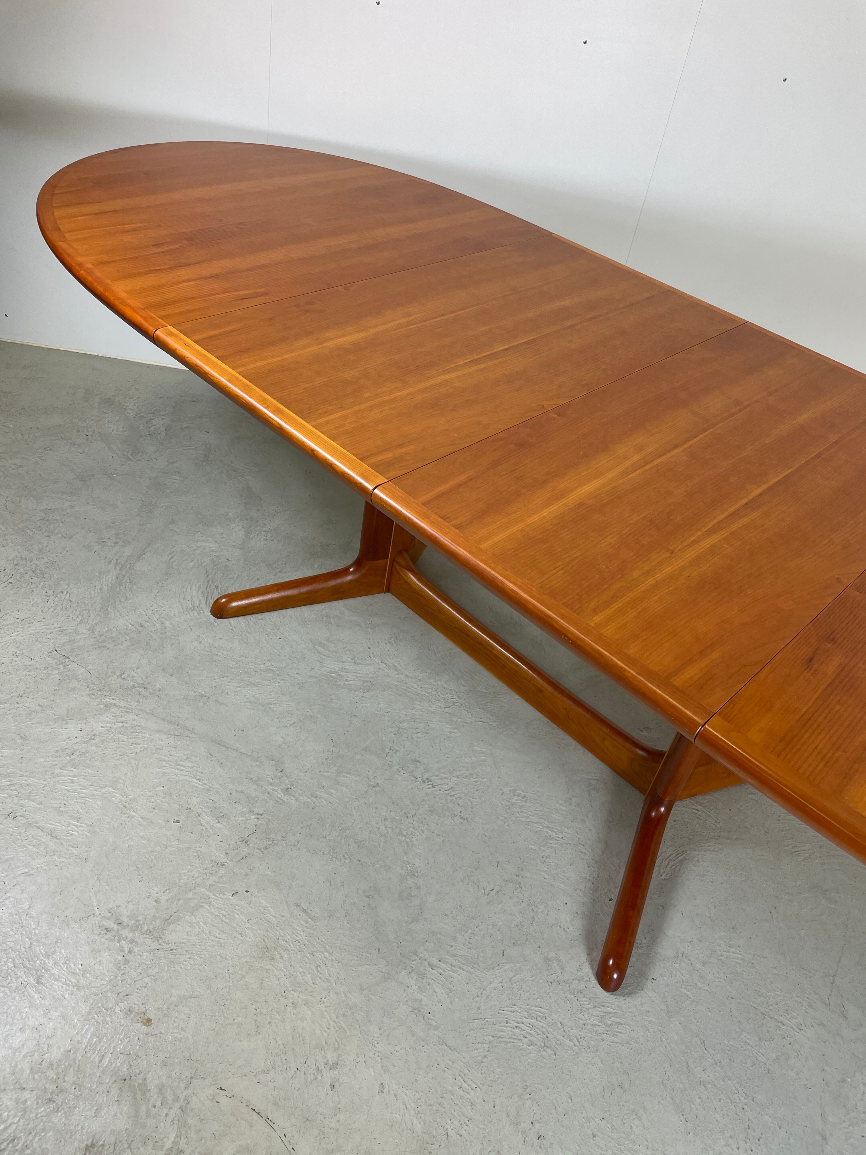 Danish midcentury teak dining table 1960s by Skovby