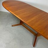 Danish midcentury teak dining table 1960s by Skovby