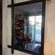 Miroir bambou noir 57x72cm