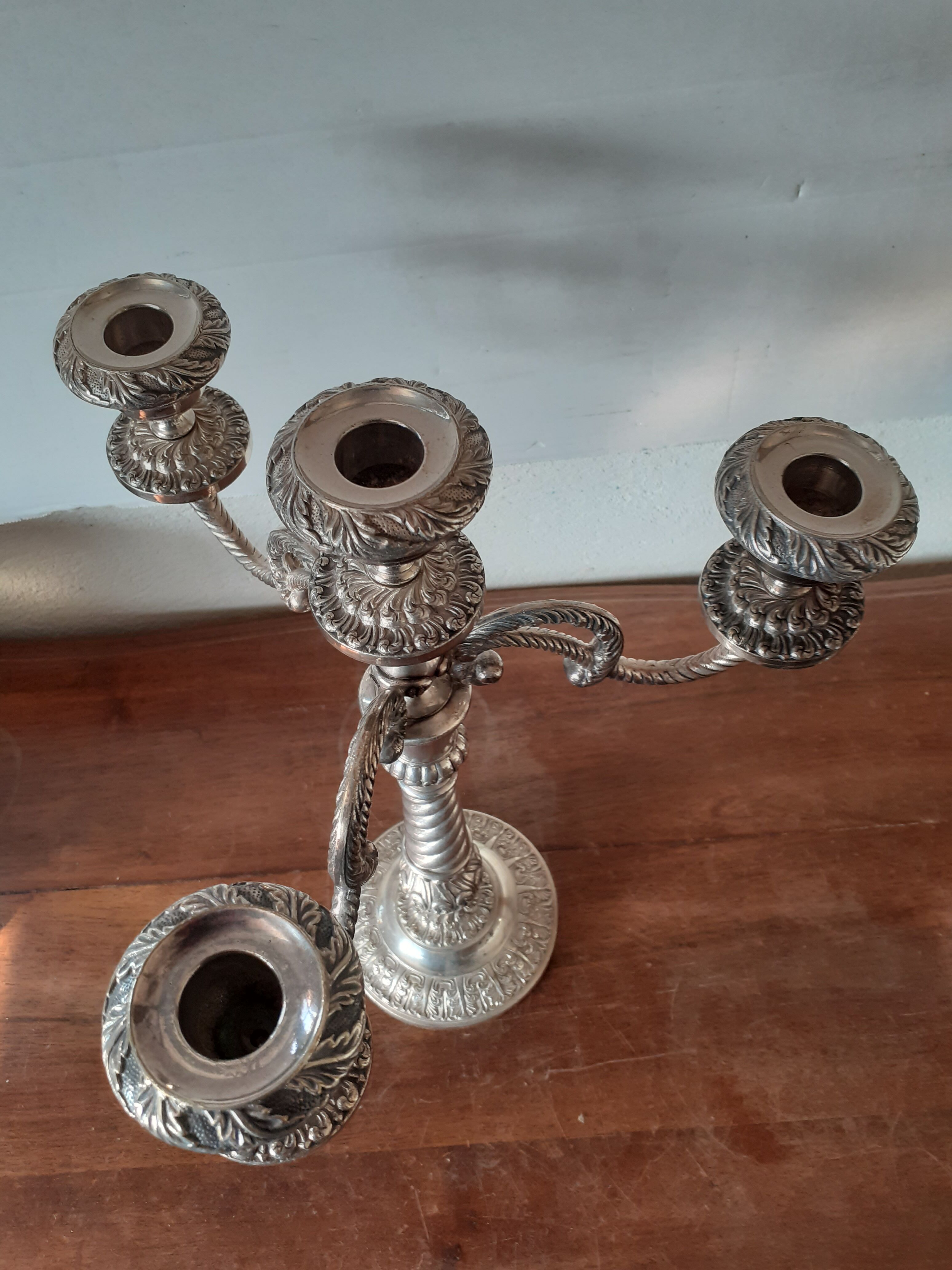 Paire de candélabres