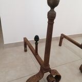 Pair of channels empire cast and brass