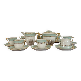 Raynaud tea set in Limoges porcelain