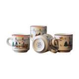 4 tasses de Noël
