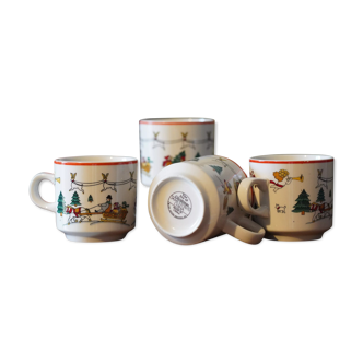 4 tasses de Noël