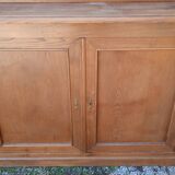 Large Louis Philippe style oak bookcase