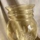 Amber vase with engraved decoration