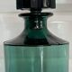 Art Deco glass bottle flask