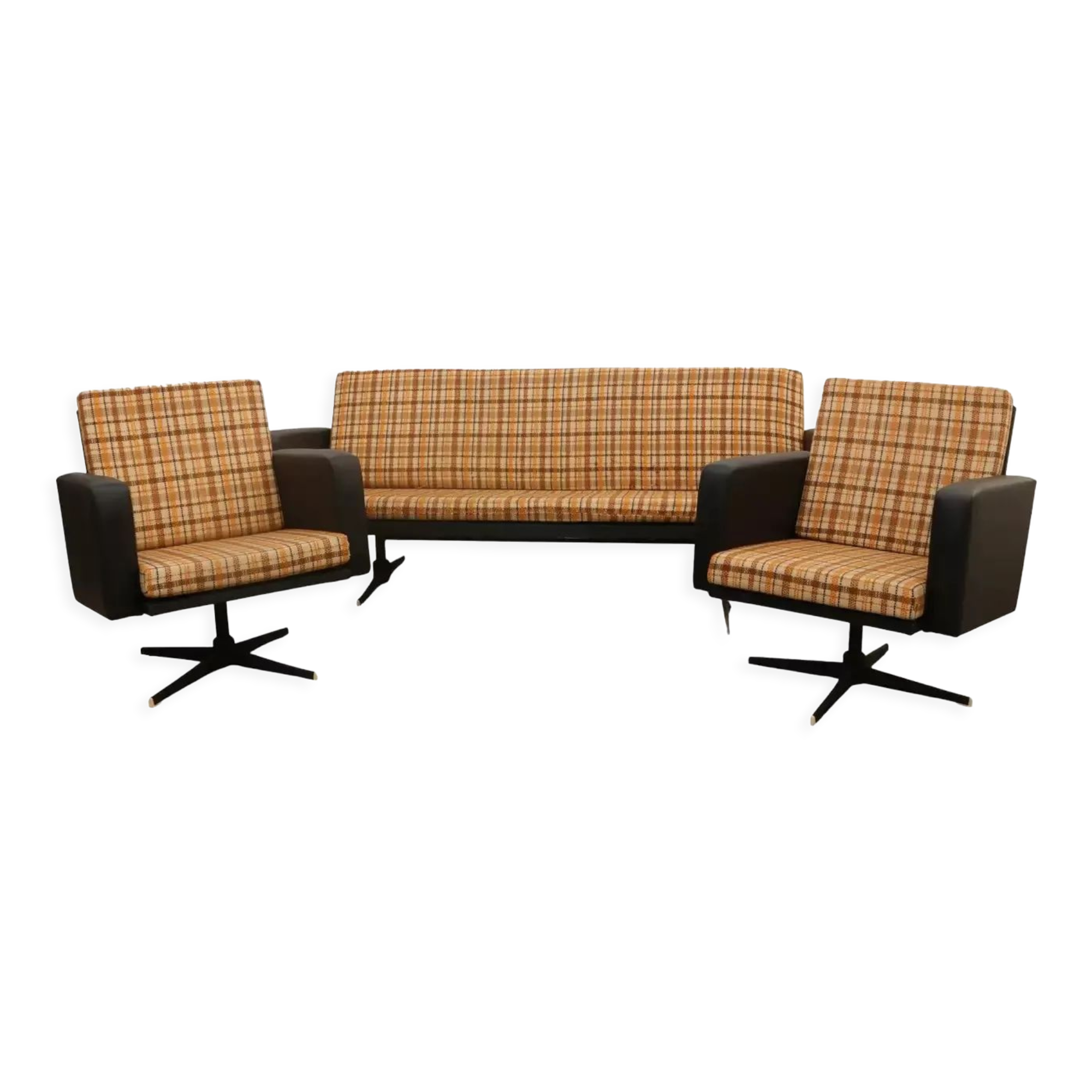 Vintage eastern bloc living room set, 1970s