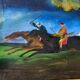 Horse racing table 19th century