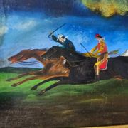 Horse racing table 19th century