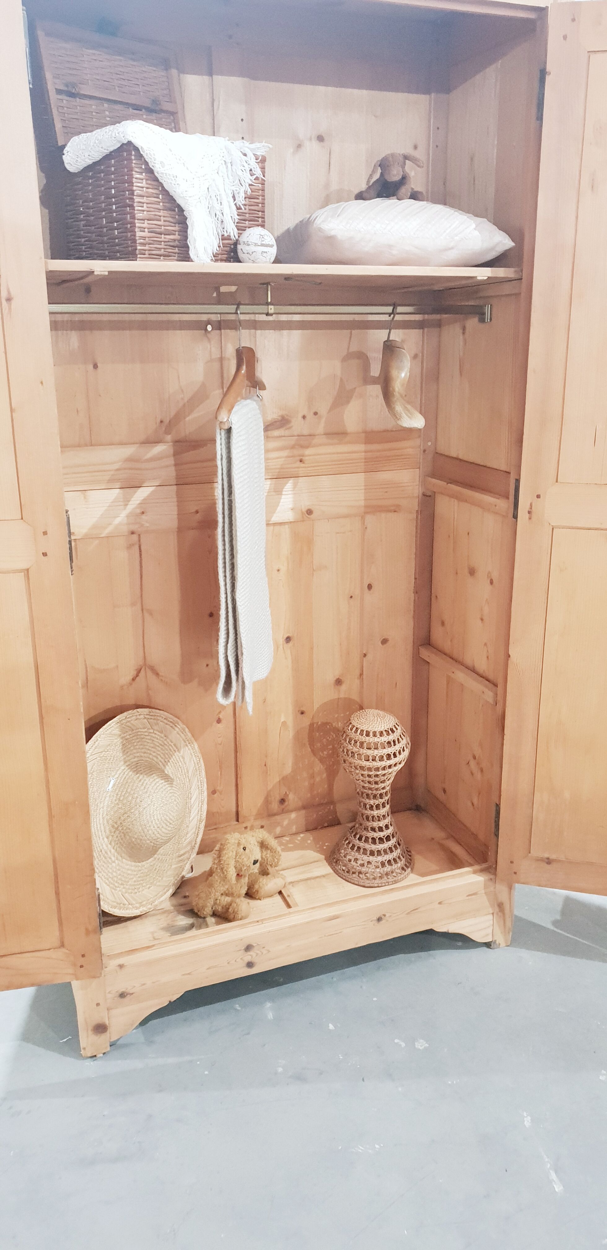 Antique pine cabinet