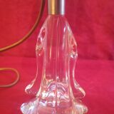 Pair of crystal lamps (attributed to Baccarat)