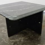 Vintage Black marbel side tabel