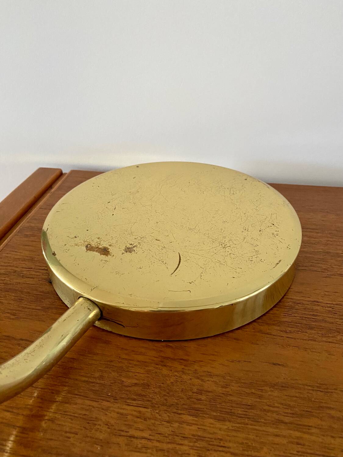 Brass desk lamp