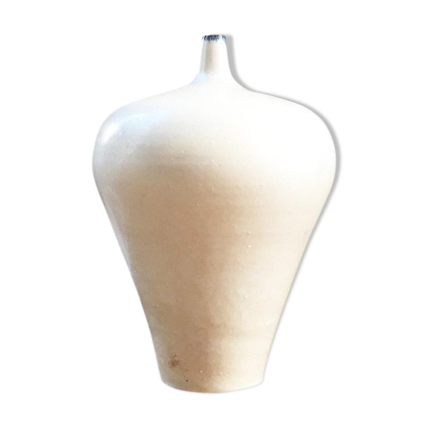 White ceramic vase