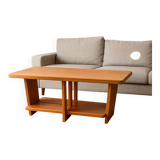 Large solid elm coffee table