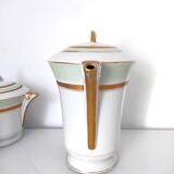 Coffee maker, milk jug and sugar jar porcelain JL&Cie Limoges