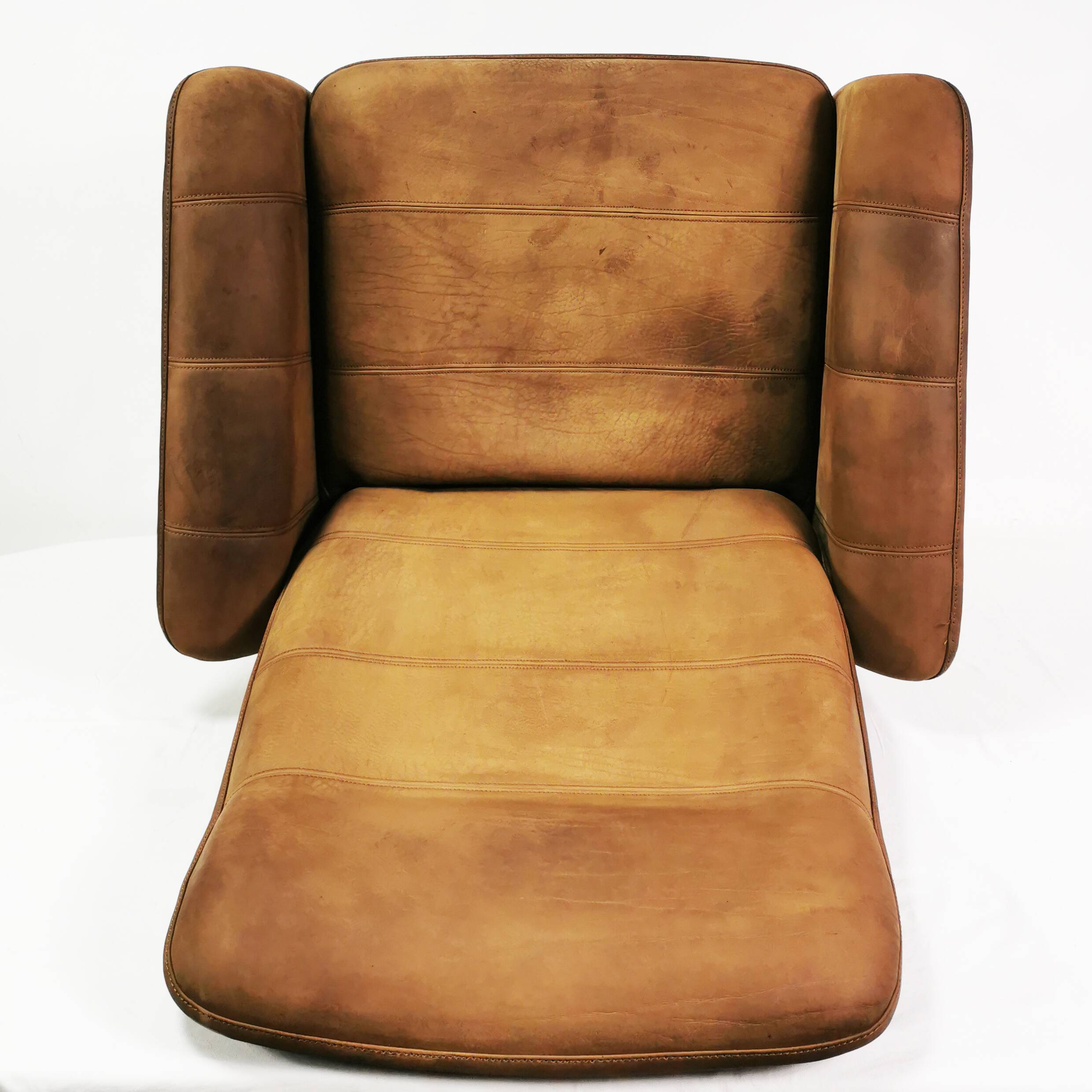 Leather armchair, De Sede, Switzerland, 1970s