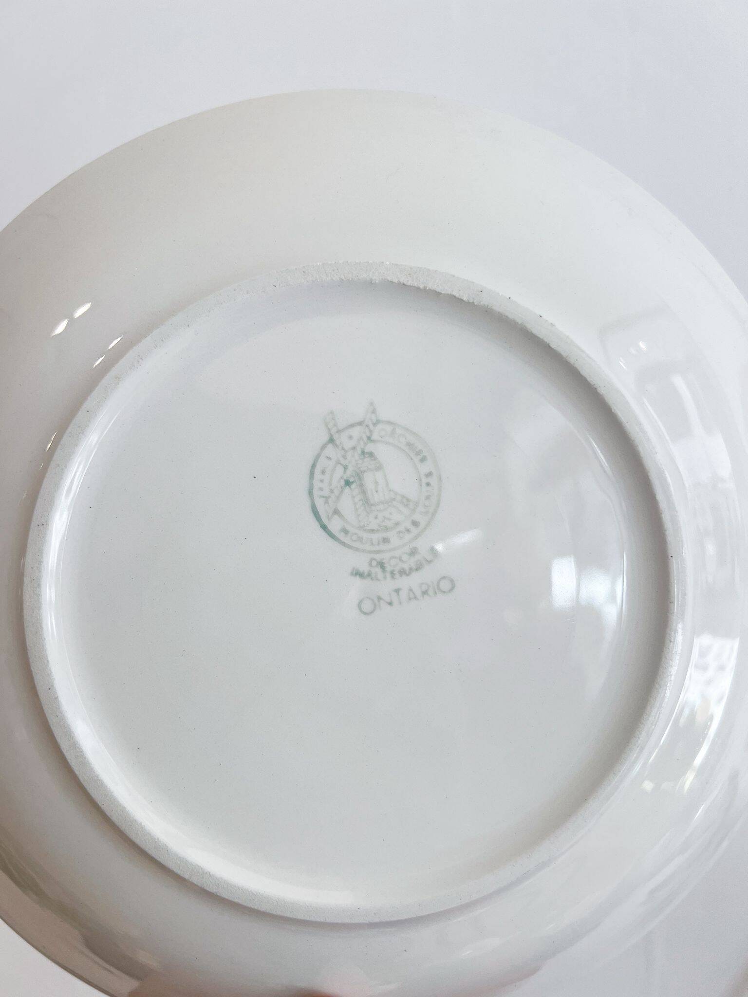 8 deep plates Moulin des Loups