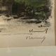Vlaminck, original lithograph Montigny-sur-Avre signed 20th century