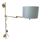 Large Vintage Adjustable Wall Lamp, 1970s