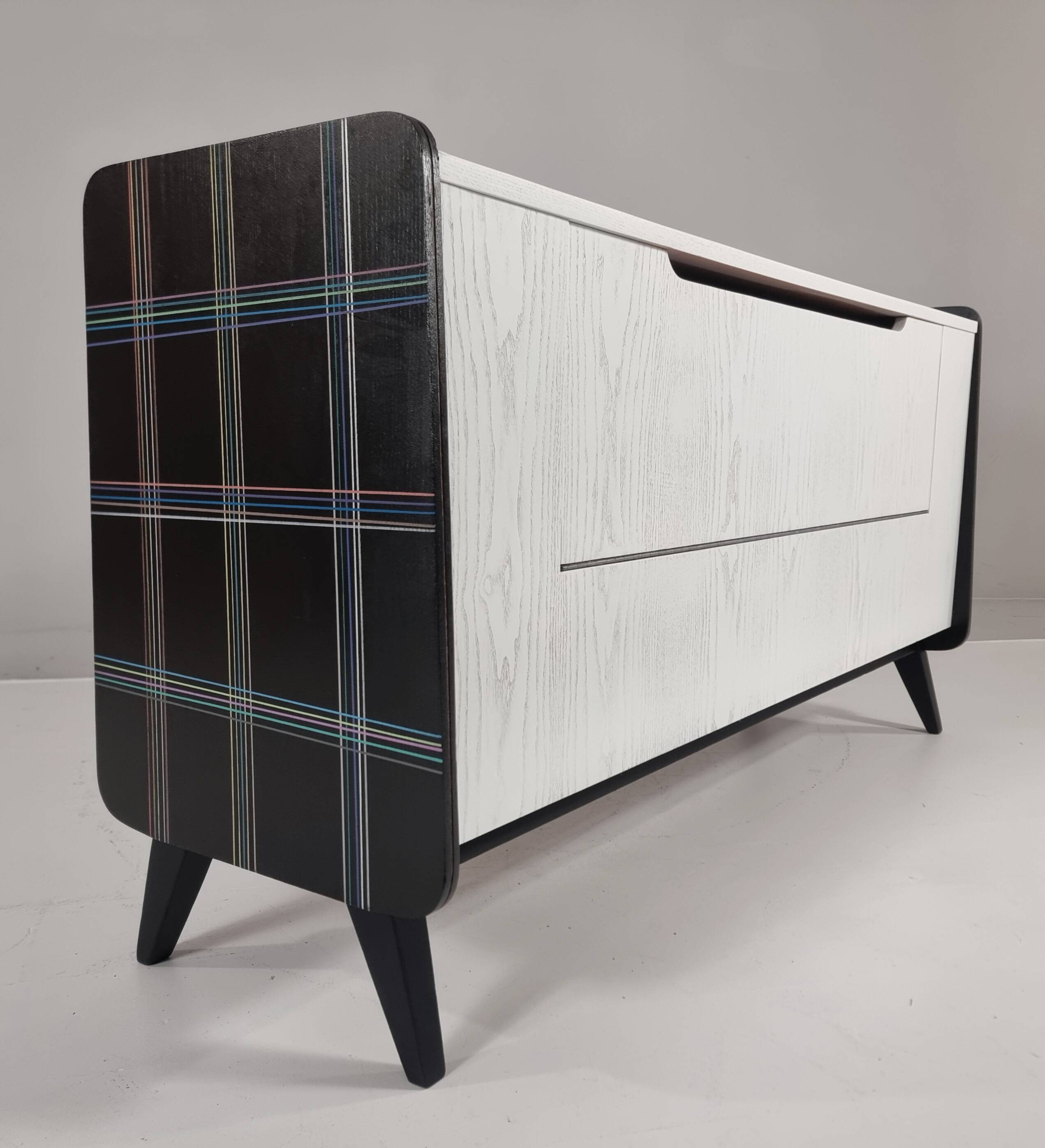 Vintage Ash Chest of Drawers, 1970s