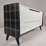 Vintage Ash Chest of Drawers, 1970s